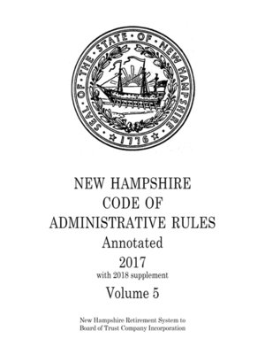 cover image of New Hampshire Code of Administrative Rules Annotated